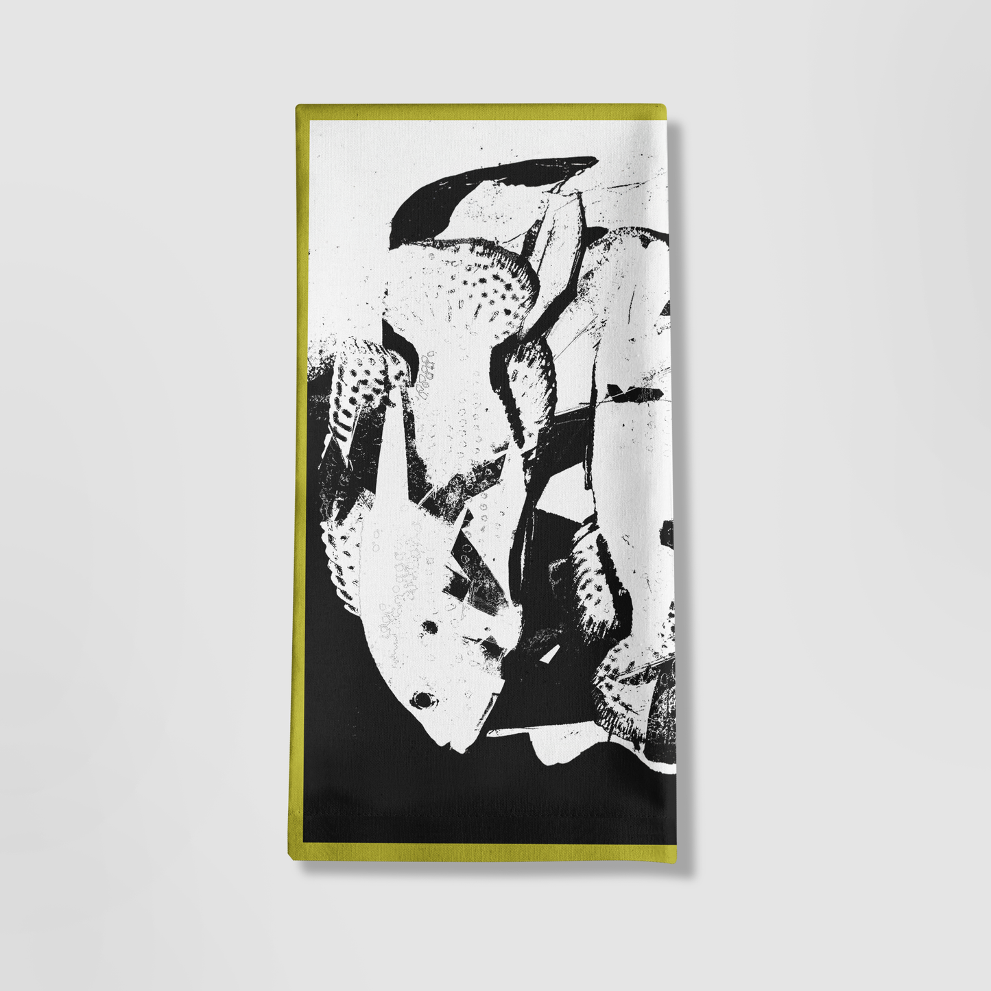 Black and White Fish Tea Towel