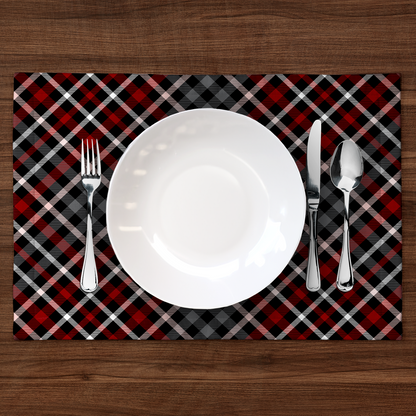 Violator Plaid Placemat in Mid Cotton Twill