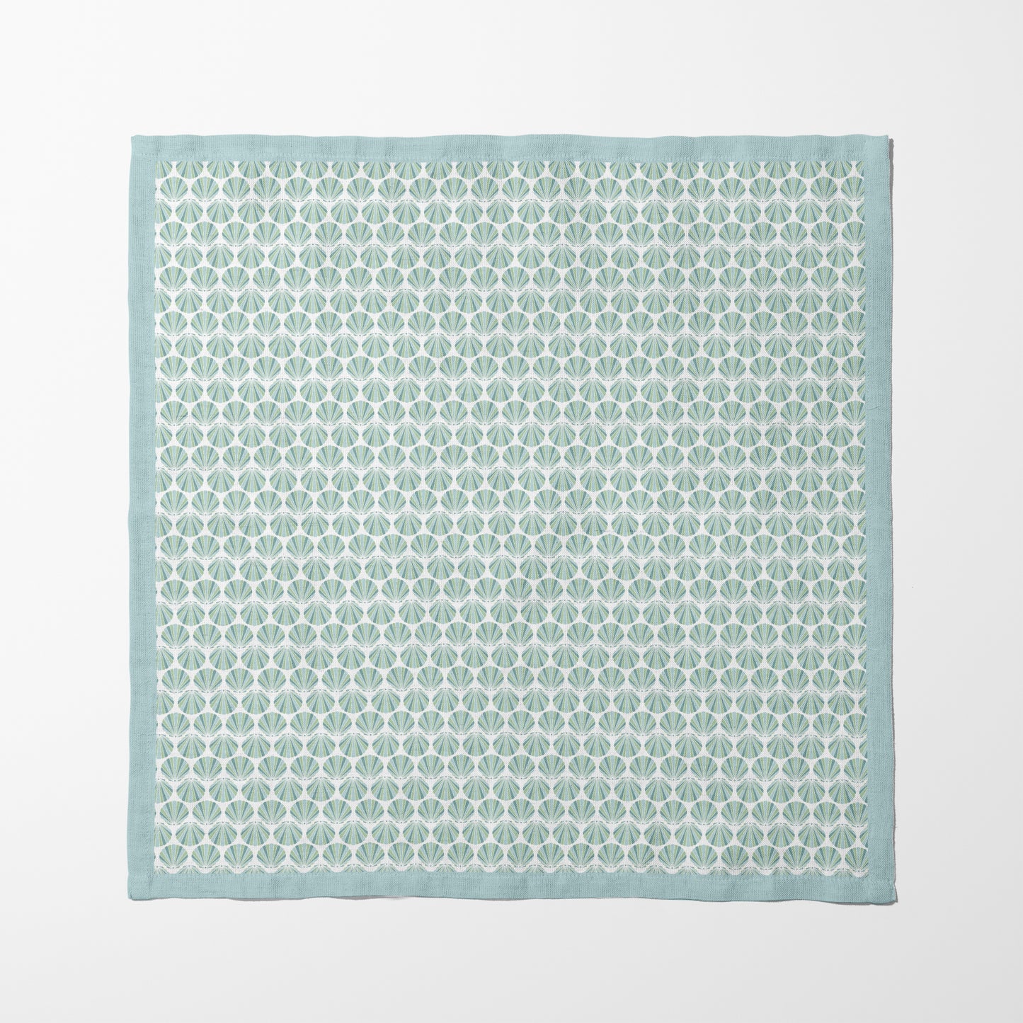 Blue and Green Seashells Napkin