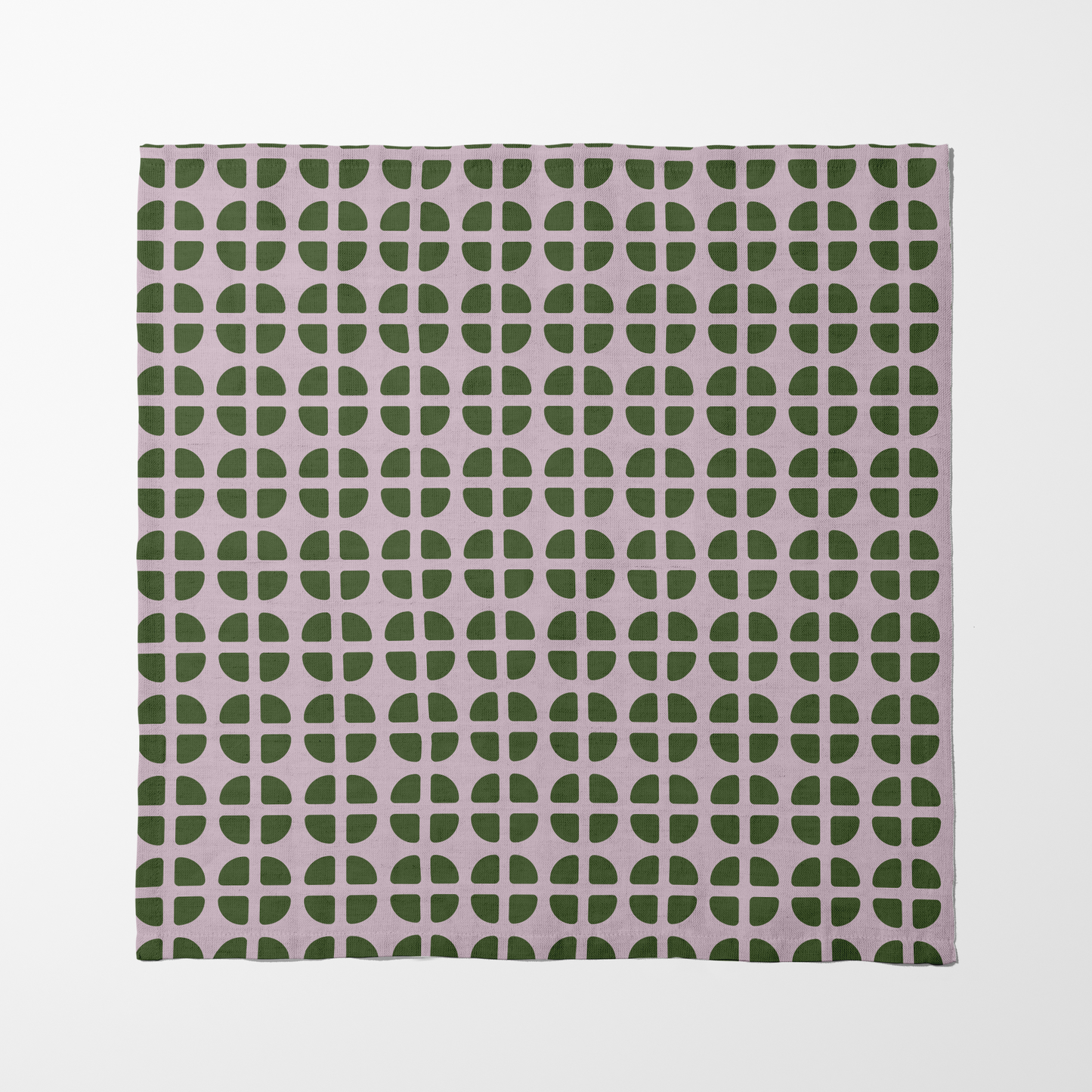 Fresh Fruit Napkin - Green in Lightweight Linen