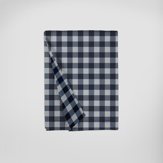 Mini Gingham Runner in Navy