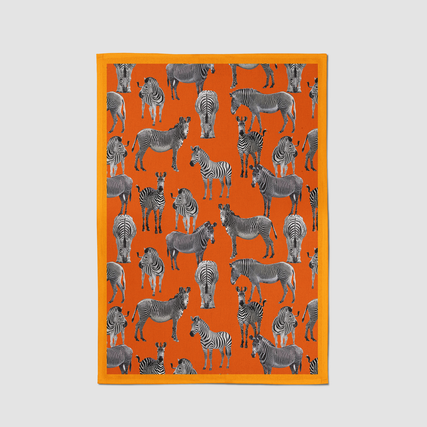 Zias Zebras Tea Towel - Mid Cotton Twill