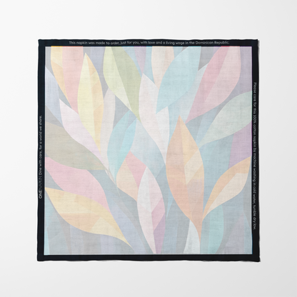 Rainbow Leaves Napkin