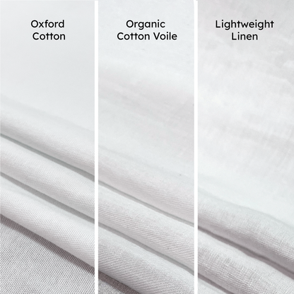 ONE Classic Napkin - Eggshell in Organic Cotton Voile