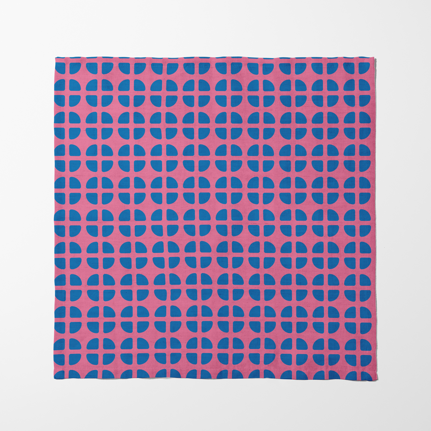 Fresh Fruit Napkin - Pink Blue in Lightweight Linen