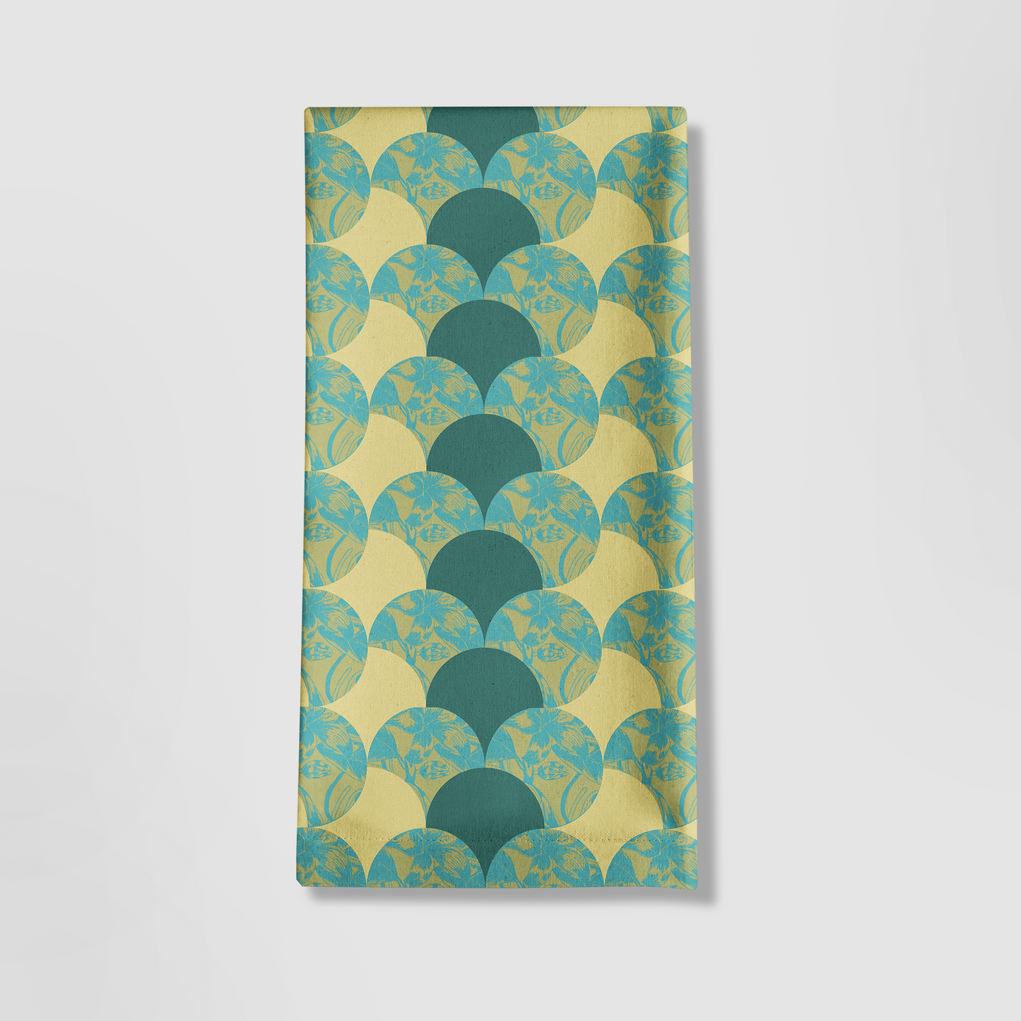 Quisqueya Hues Tea Towel in Green