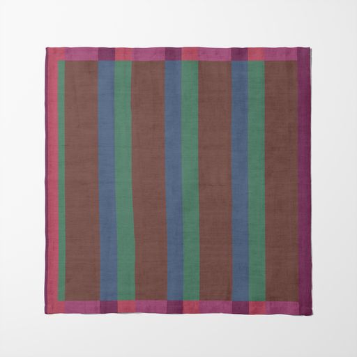 Candy Stripes Napkin in Brown