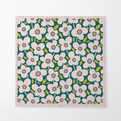 Funky Flowers - Organic Cotton Voile