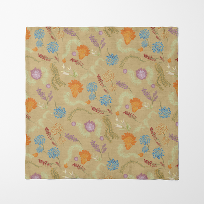 Botanical Medley in Beige Napkin
