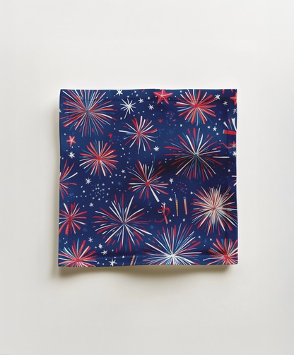 Fireworks Cocktail Napkin