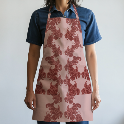 Nouveau Boldness Full Chef Apron in Organic Cotton Canvas Mid Weight