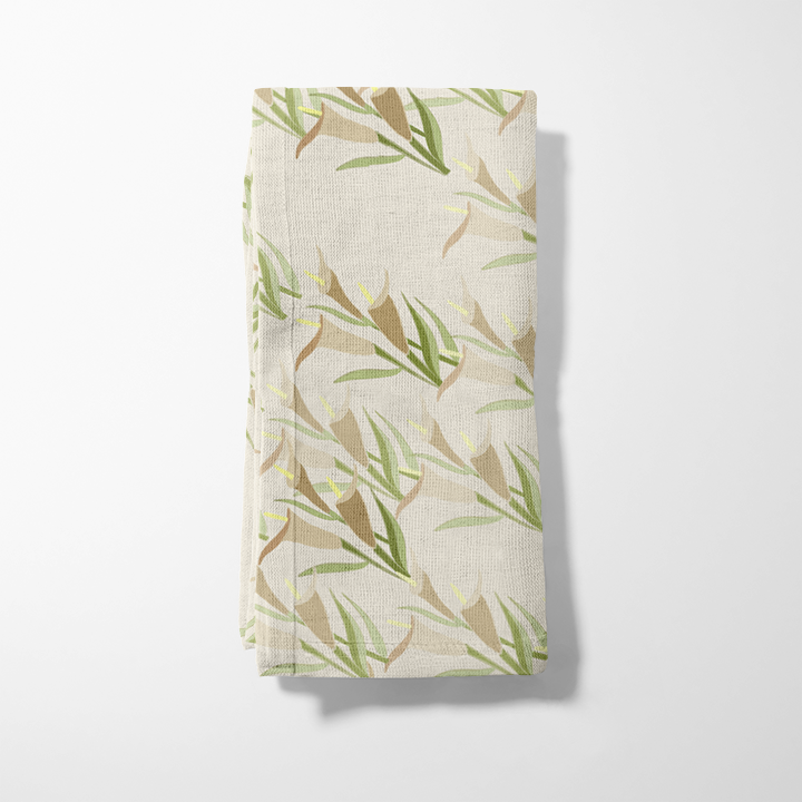 Whispers of the Garden in Beige Napkin