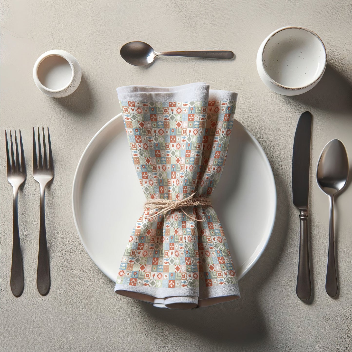 Scandinavian Quilt Napkin