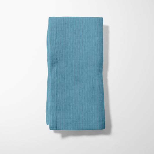 ONE Classic Napkin - Blue in Organic Cotton Voile