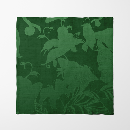 Tropical Paissage Green Napkin