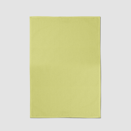 ONE Solid Tea Towel in Pale Yellow