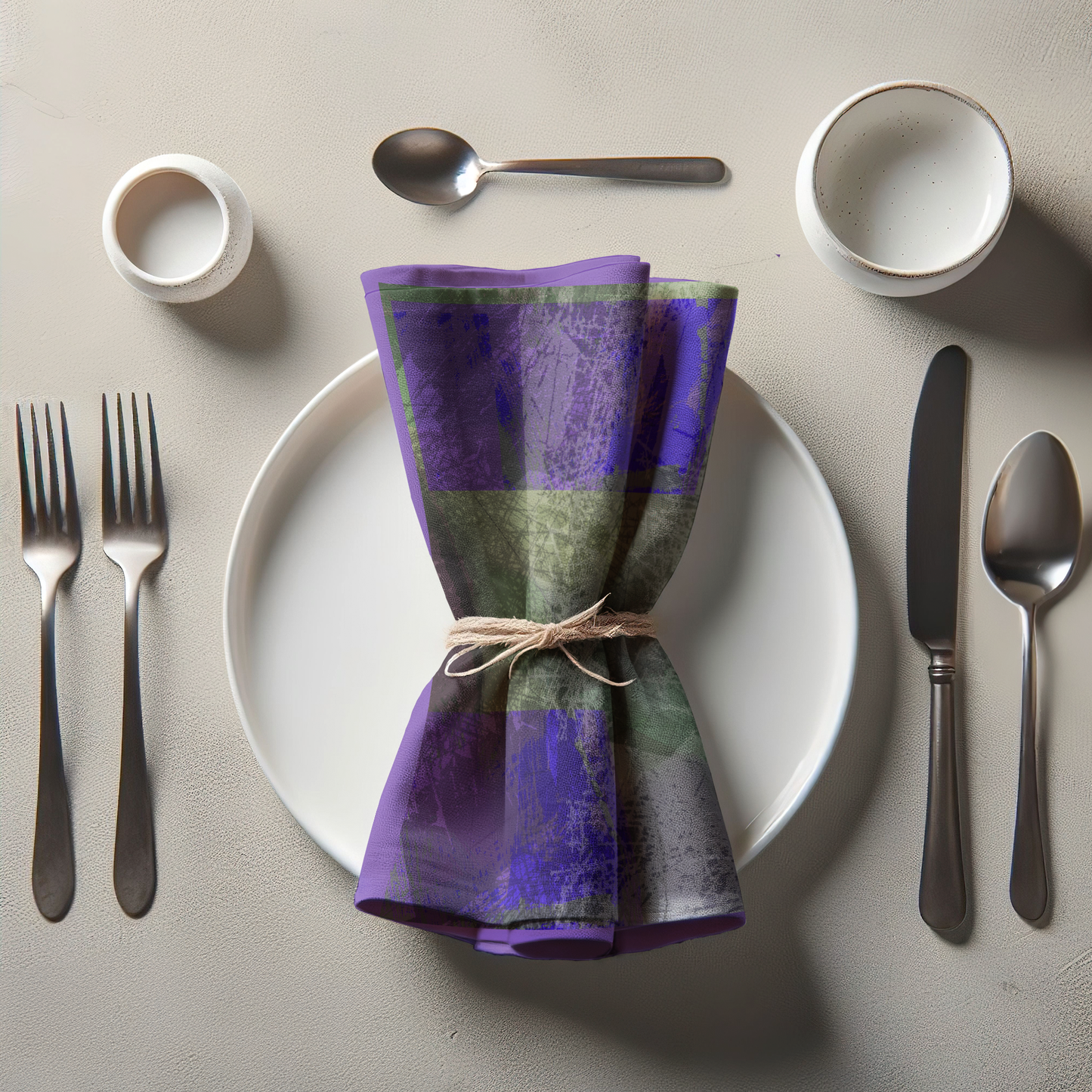 Texture Napkin in Purple