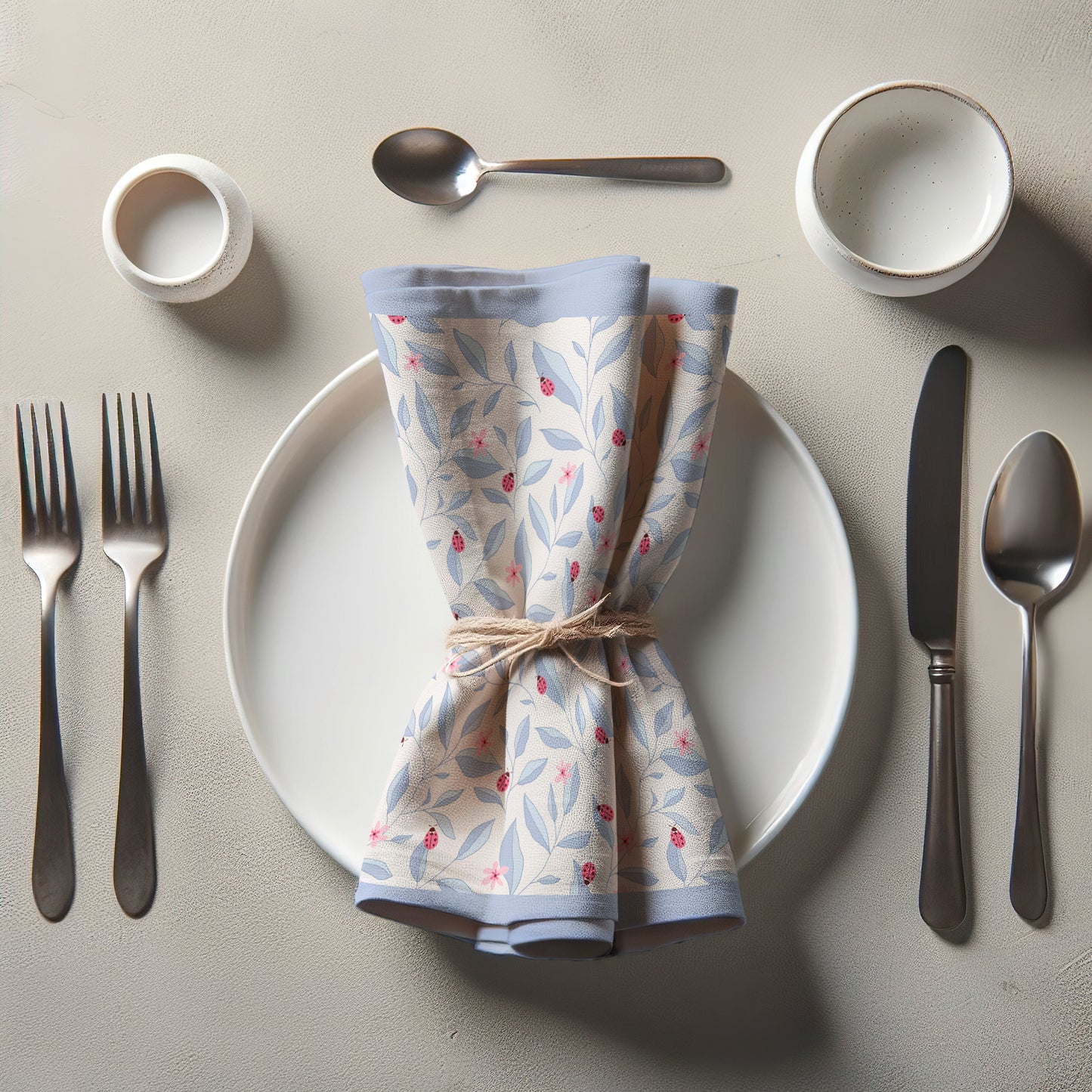 Pastel Ladybugs Napkin