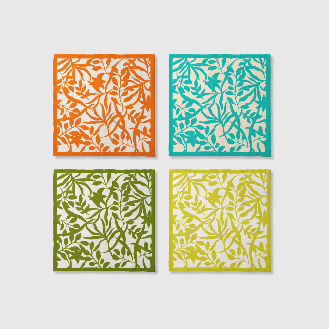 Fresh Figi Floral Napkins | Set of 4