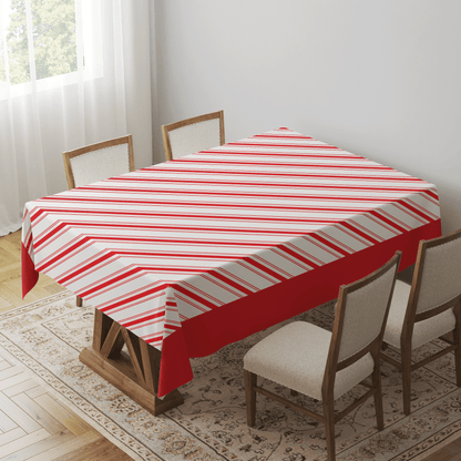 Candy Cane Stripes Tablecloth