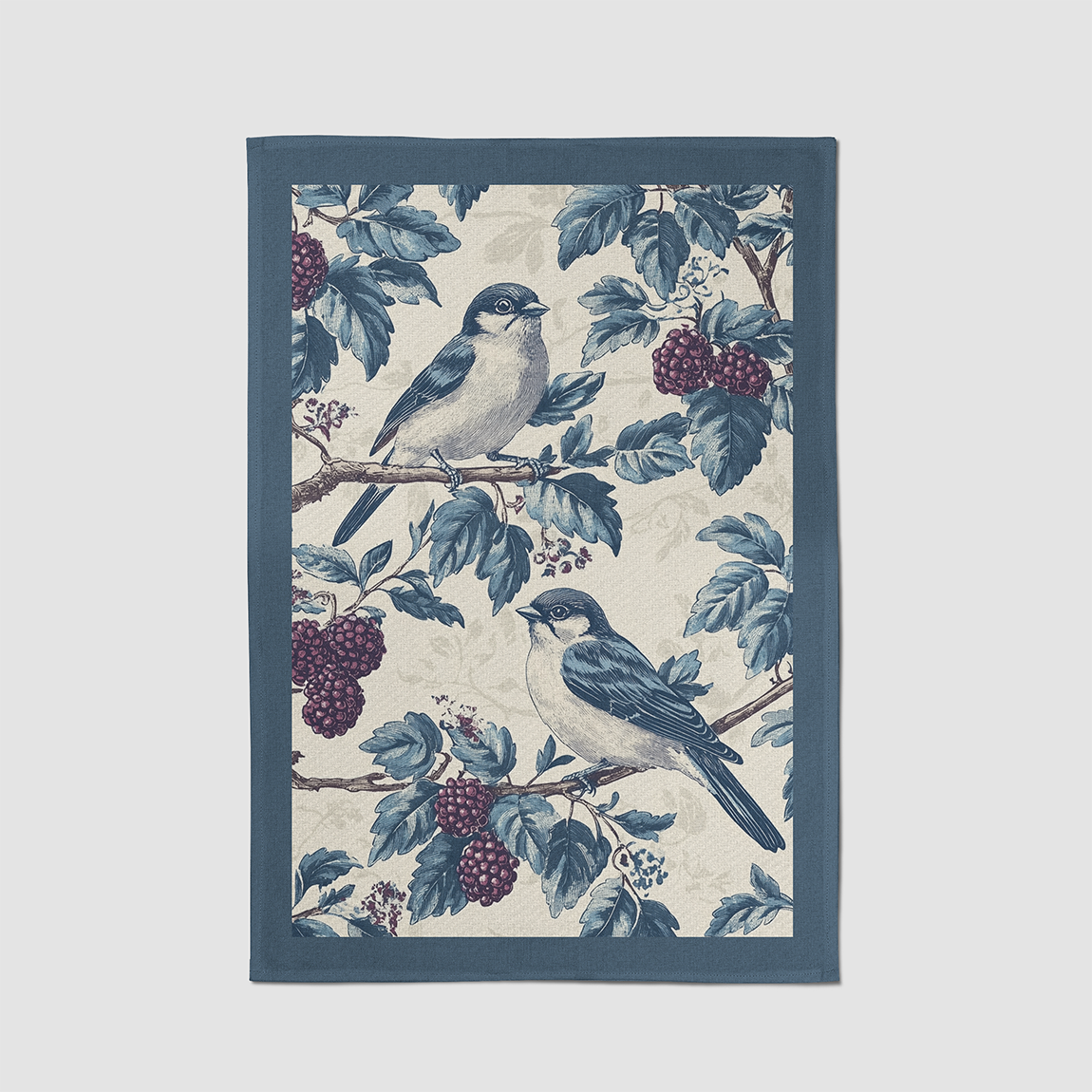 Blackberry Bush Tea Towel