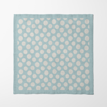 Drifting Dots Napkin in Light Blue
