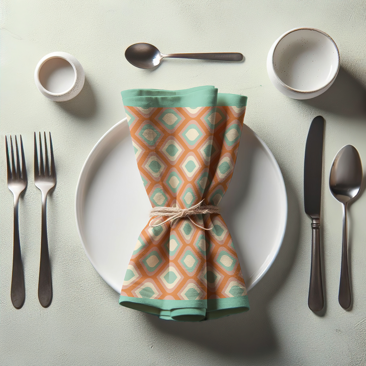 Mod Eye Candy Napkin in Teal