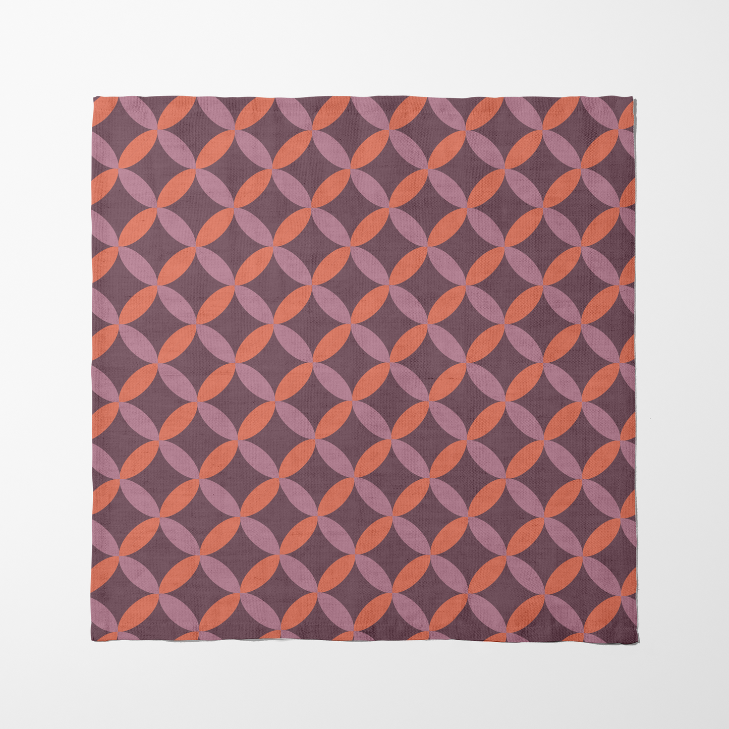 Intertwine - Orange in Lightweight Linen