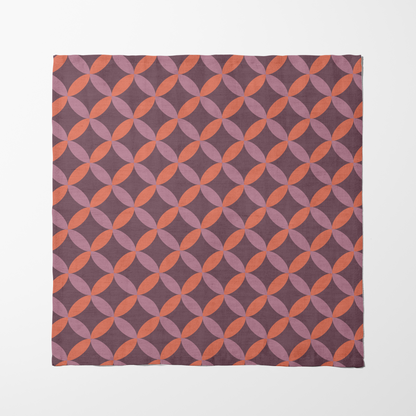 Intertwine - Orange in Lightweight Linen