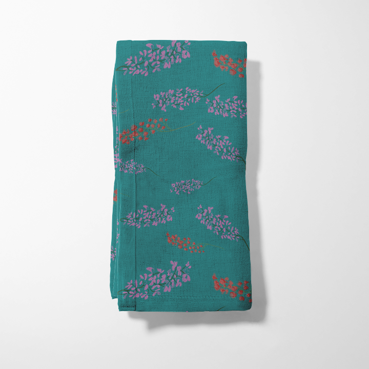 Lavender Haze Purple & Teal Napkin