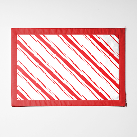 Candy Cane Stripes Placemat