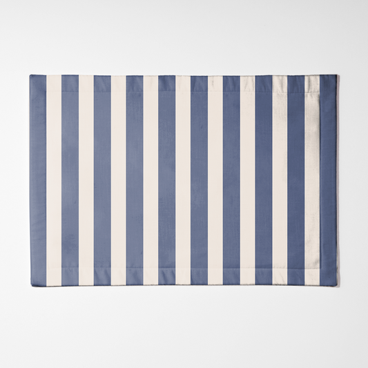 ONE Medium Stripes Placemat - Boat in Mid Cotton Twill