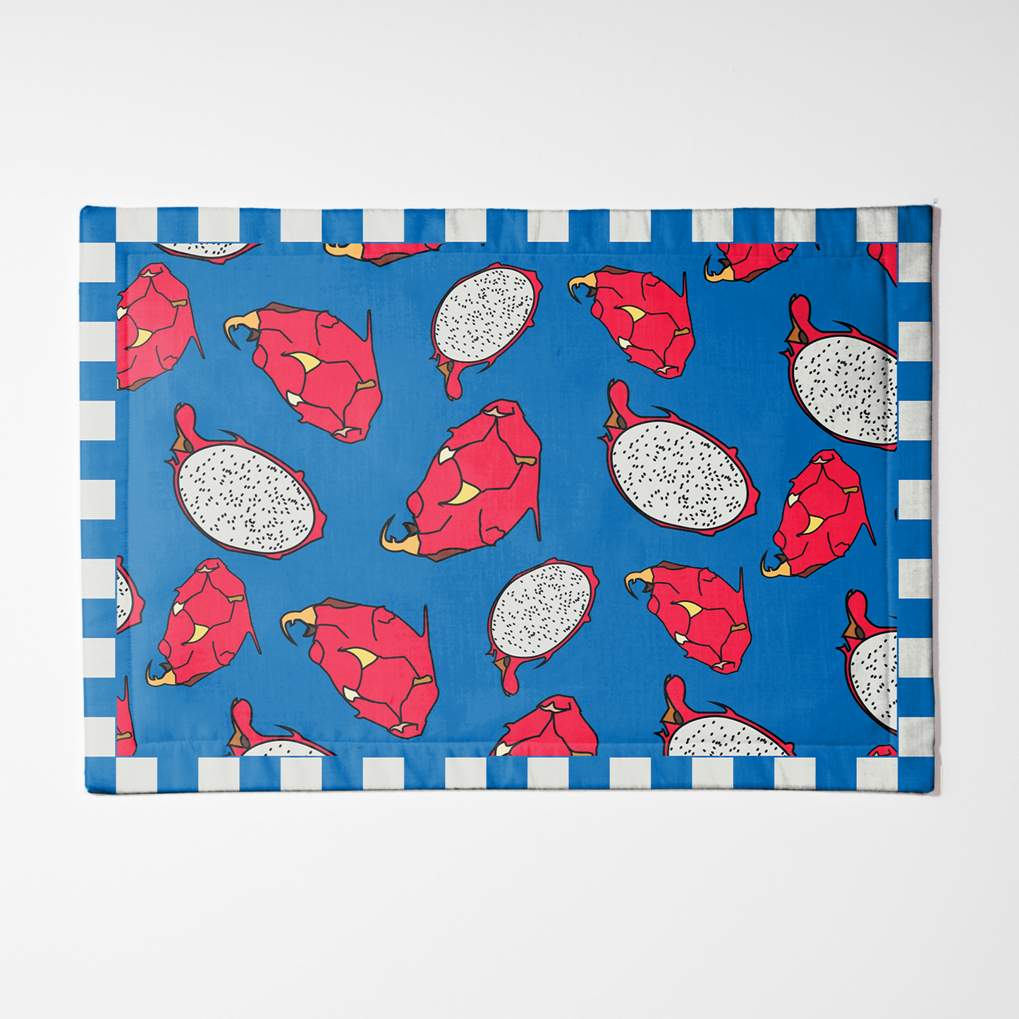 Dragon Fruit in Blue Placemat