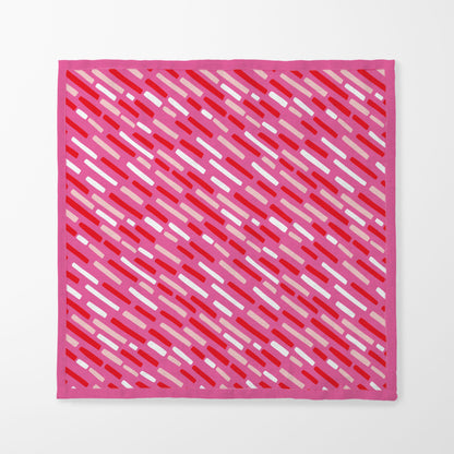 Bright Pink Sprinkles - Organic Cotton Voile