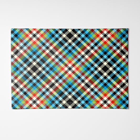 Kaleidoscope Placemat in Lightweight Linen