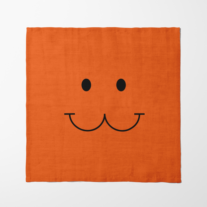 Cat Smile Napkin - Lightweight Linen