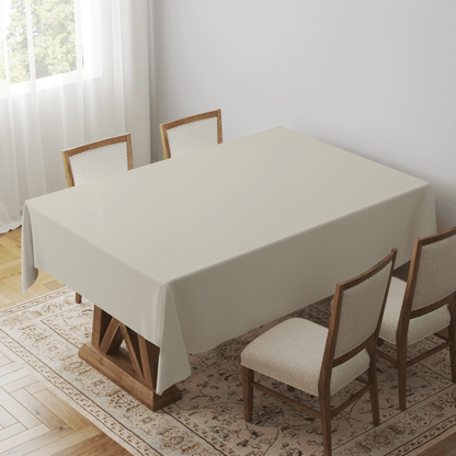 ONE Classic Tablecloth in Eggshell - Mid Cotton Twill