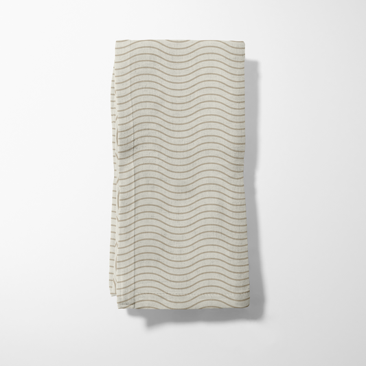 ONE Wiggle Napkin - Pebble in Organic Cotton Voile