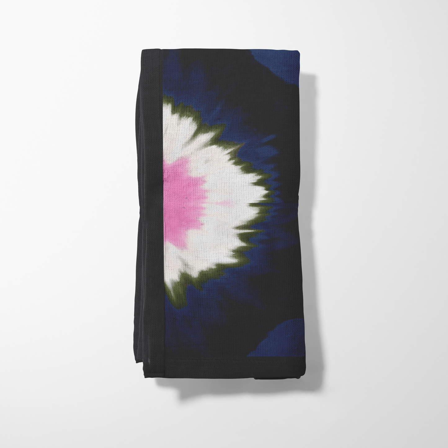 Ink Tie Dye Napkin in Organic Cotton Voile
