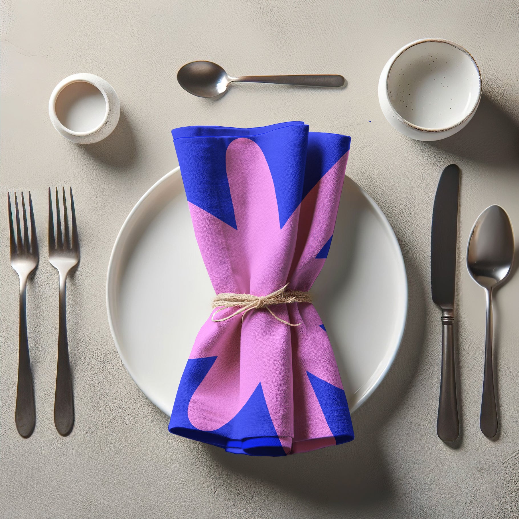 Astérisko in Blue and Pink Napkin