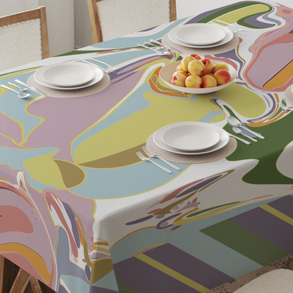 Tablecloth in Melted Candy