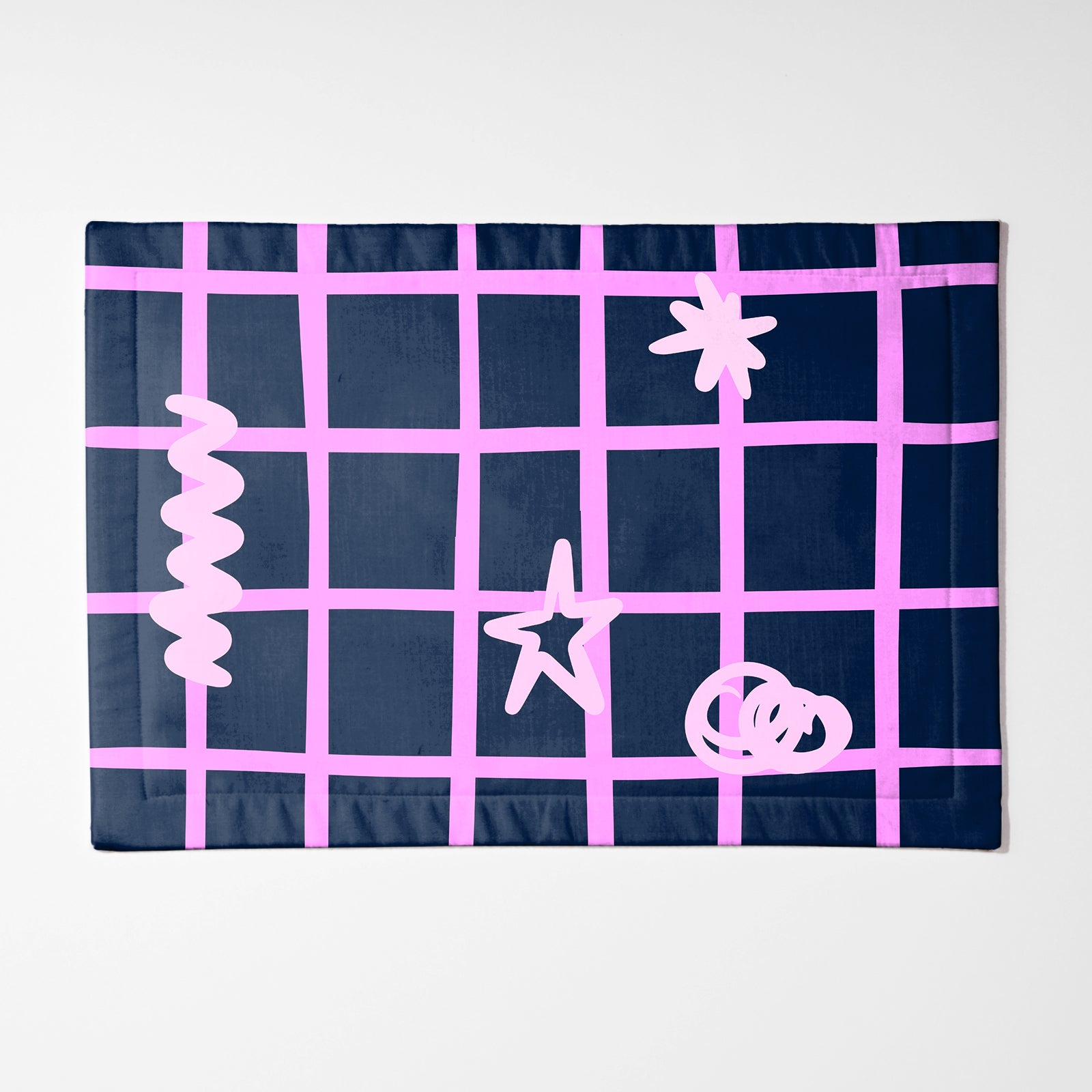 Estrúk in Navy and Pink Placemat