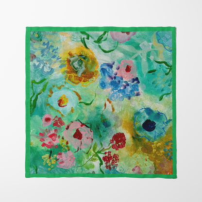 Wildflowers Green Napkin