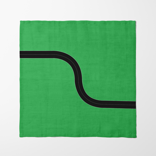 Road Napkin - Organic Cotton Voile