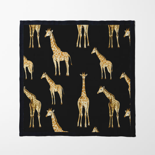 Napkin - Giraffes in black