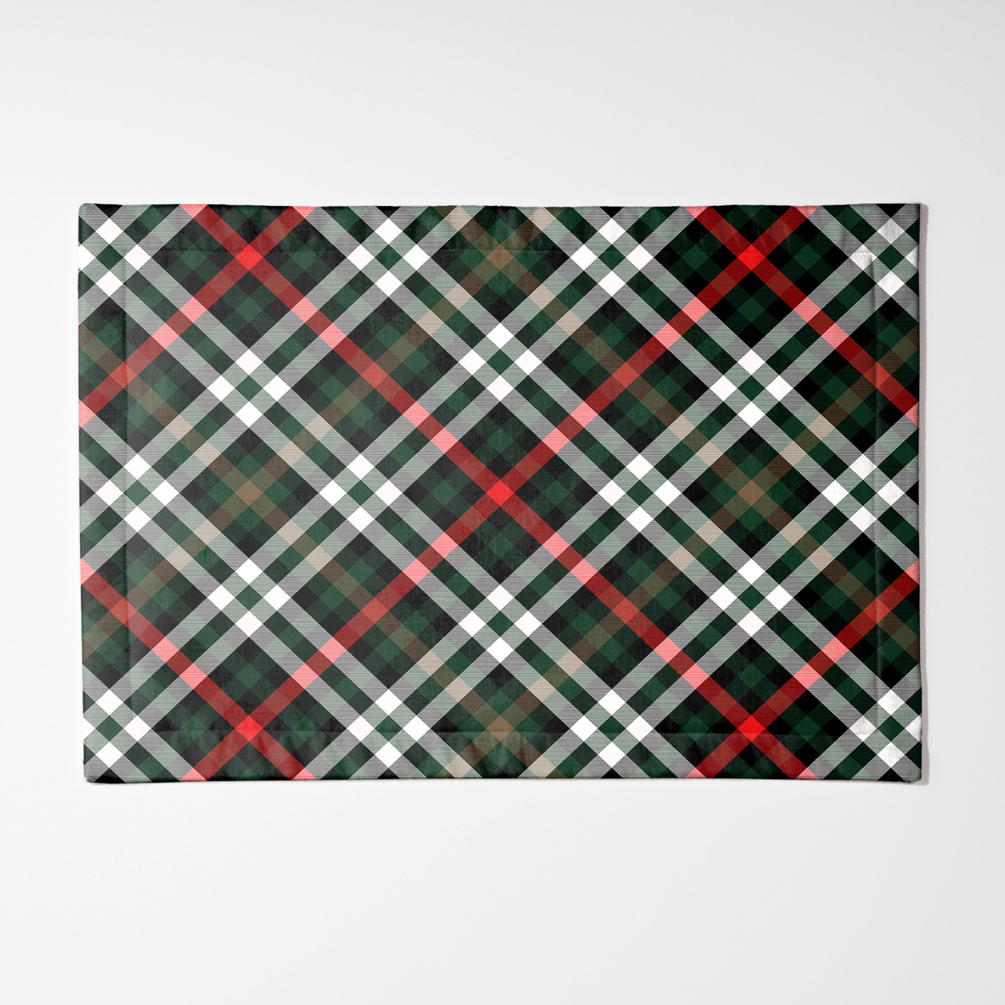 The Ceremony Plaid Placemat in Lightweight Linen