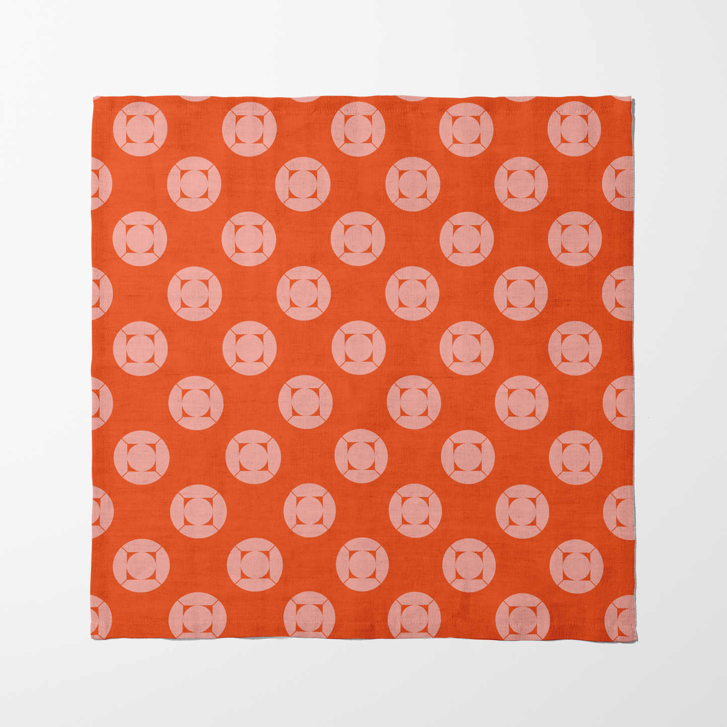 My Home is yours - Orange in Lightweight Linen