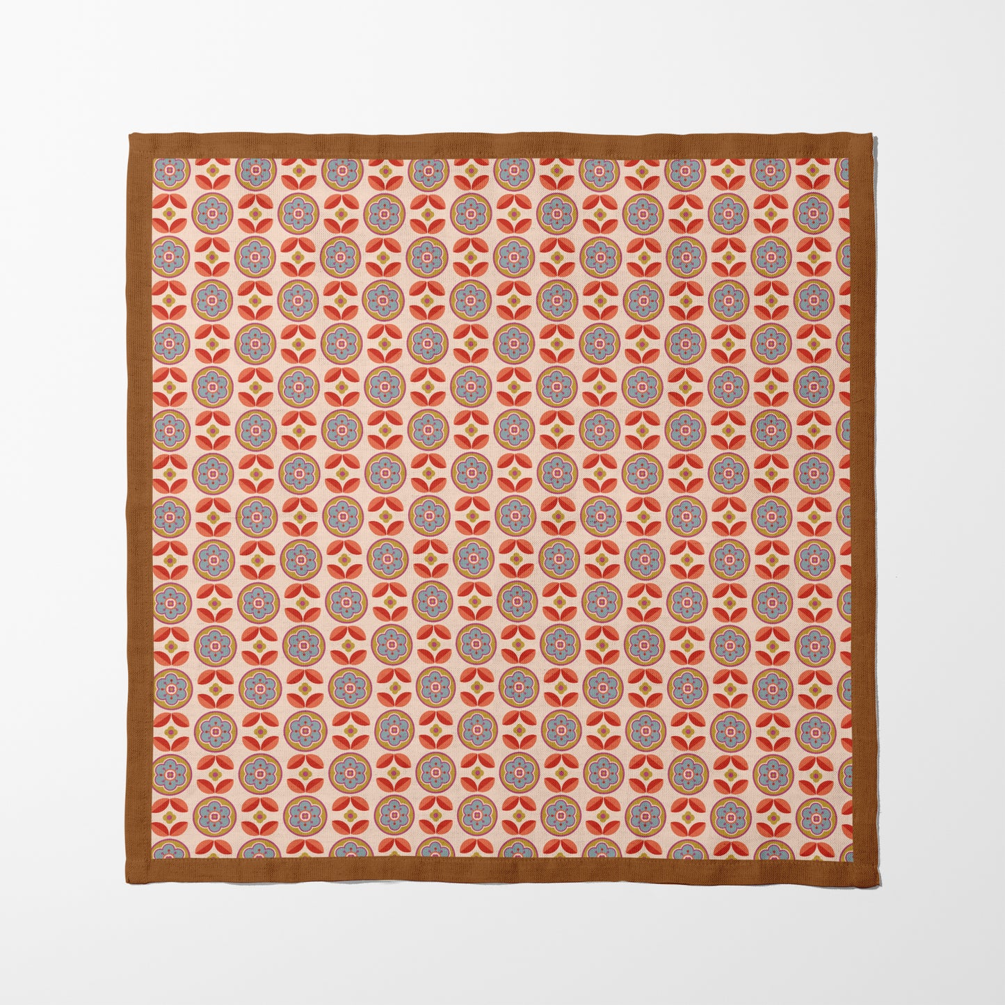 70s Flower Motif Napkin