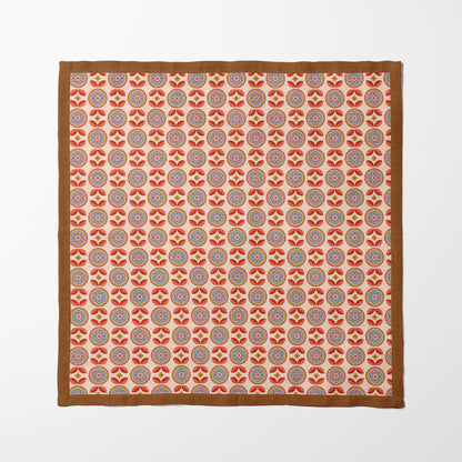 70s Flower Motif Napkin