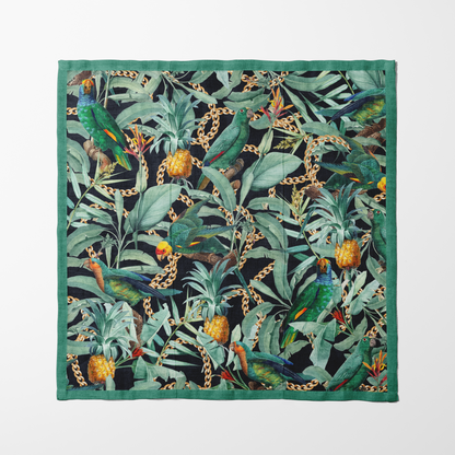 Napkin - Jungle in Black